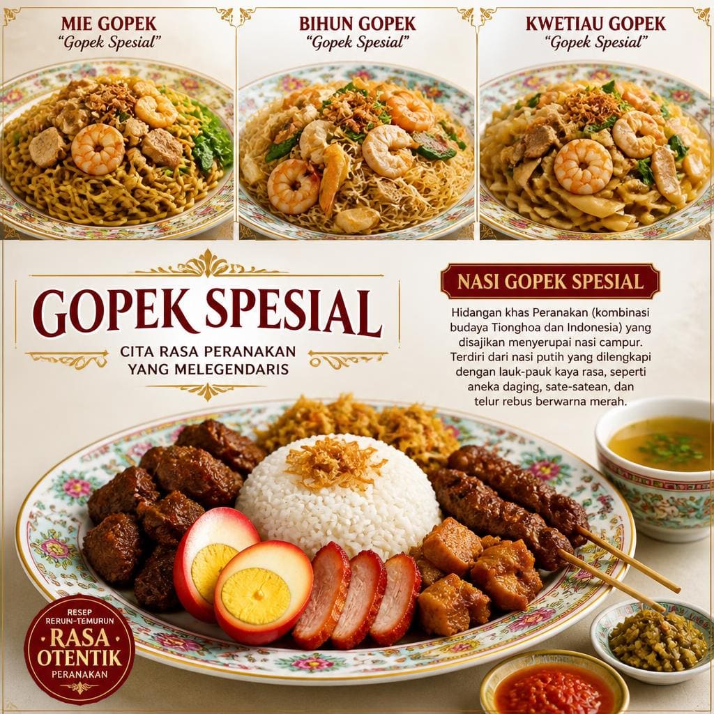 Gopek Spesial dari kategori mie bihun kwetiau Gopek House